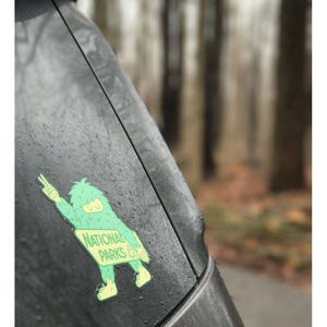 Sasquatch National Park Vinyl Sticker image 3