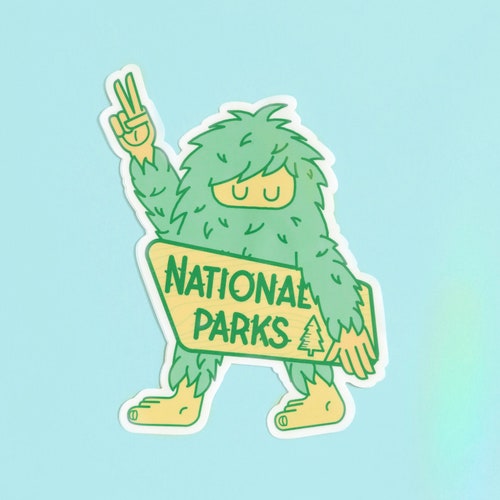 Sasquatch National Park Vinyl Sticker