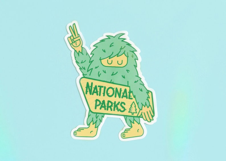 Sasquatch National Park Vinyl Sticker image 1