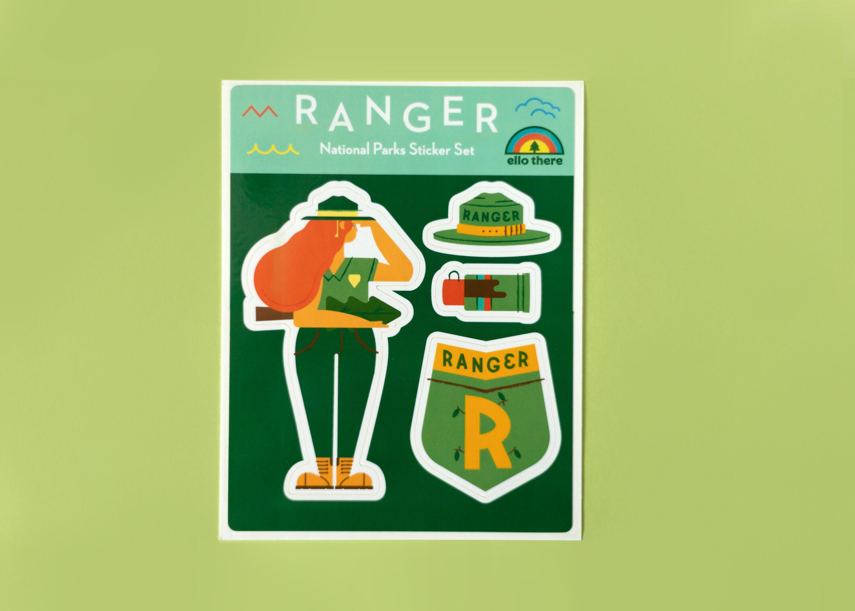 Park Ranger Sticker Set - Etsy
