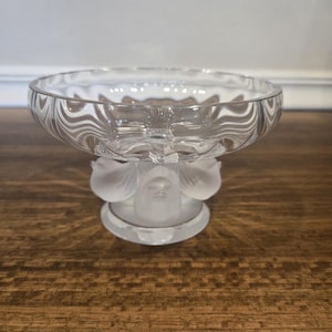 Vintage Lalique Crystal Nogent Bowl