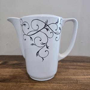 Vintage Ceramic Water Jug With Lid