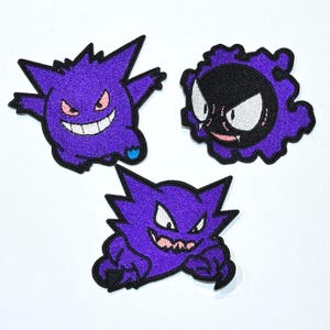 Toppa termoadesiva fantasma da 2,5" Toppa termoadesiva di Halloween Toppa fantasma divertente Applique fantasma viola Distintivo fantasma