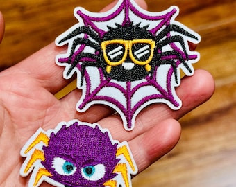 Naszywka z haftem na Halloween Spider, aplikacja z pająkiem