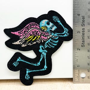 Ghost Iron on Patch 4.1&quot; Halloween Iron on Patch Embroidered Halloween Patch