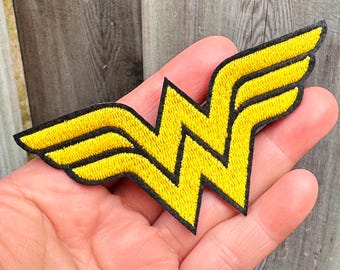 Parche termoadhesivo de Super Woman de 9,9 cm para Halloween, cosplay, disfraz, superhéroe, bordado