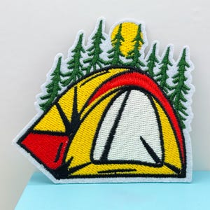 Camping Tent Iron on Patch Hiking Patch Gone Wild Patch Camping Explore Camping Patch