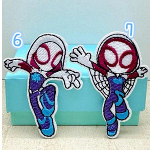 Spider Girl Patch 2.6" Kid Iron on Patch Spider Iron on Patch Girl Iron on Patch Halloween Costume Patch Birthday Party Patch