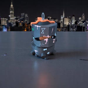 3D Printed Jinx Chomper Bomb - League of Legends Grenade Replica