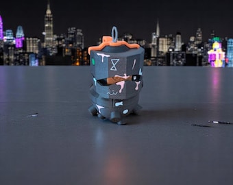 3D Printed Jinx Chomper Bomb - League of Legends Grenade Replica