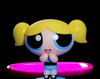 パワーパフガールズ　貯金箱　バブルスPower Puff Girls パワーパフガールズ 貯金箱 バブルスPower Puff Girls - メルカリ
