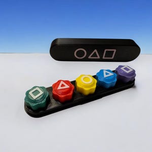 Weighted Gonggi Game Set, Colorful 3D Printed Jacks, Customizable Korean Game, Unique Portable Game Gift, Family Game Night Gifts