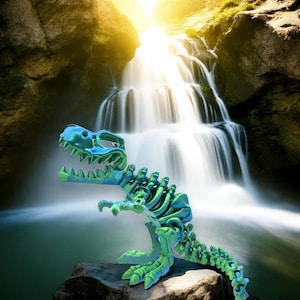 3D Printed Articulating T-Rex Skeleton: Sensory Fidget Toy