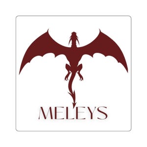 Meleys House of the Dragon Sticker