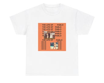 Kanye West Ye Graphic Tee {The Life of Pablo} Unisex Heavyweight Cotton  Tee T-Shirt Celebrity Rapper Athlete Artist Shirt Hip Hop BigPrint