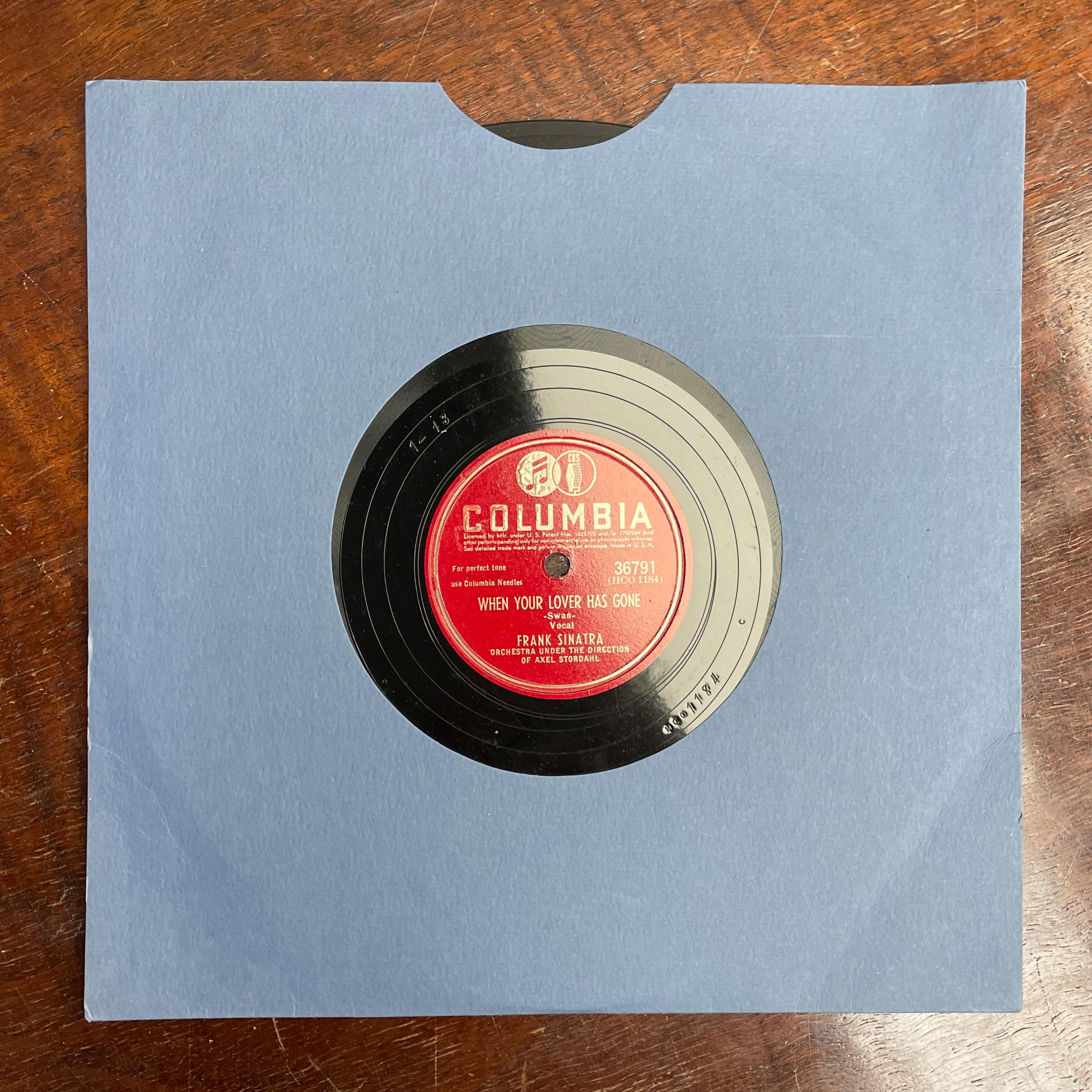 Frank Sinatra 78 Record - Etsy