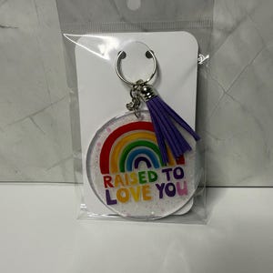 Raed to Love You - Pride Regenbogen Schlüsselanhänger