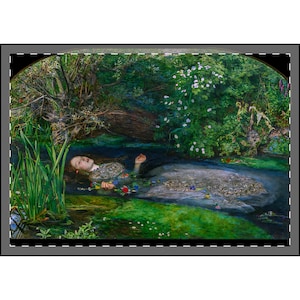 Velveteen Blanket - Ophelia by John Everett Millais - Plush Throw Blanket, Cozy Home Decor, Gift for Art Lovers, Bedroom Accent, Sofa Cover
