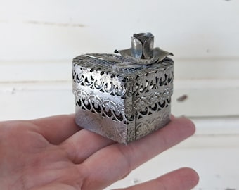Silver Heart Trinket Box | Cricket Box