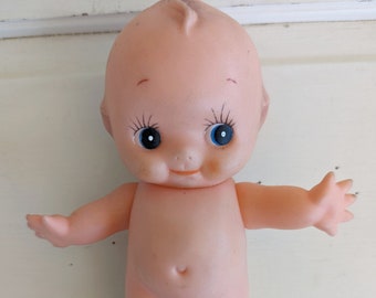 Vintage Plastic Kewpie Dolls in Three Sizes for Crafting