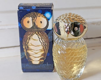 Vintage Avon Baby Owl Sweet Honesty Cologne in Original Box