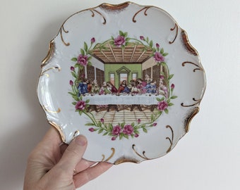 Vintage Last Supper Decorative Plate | Wall Hanging Religious Decor