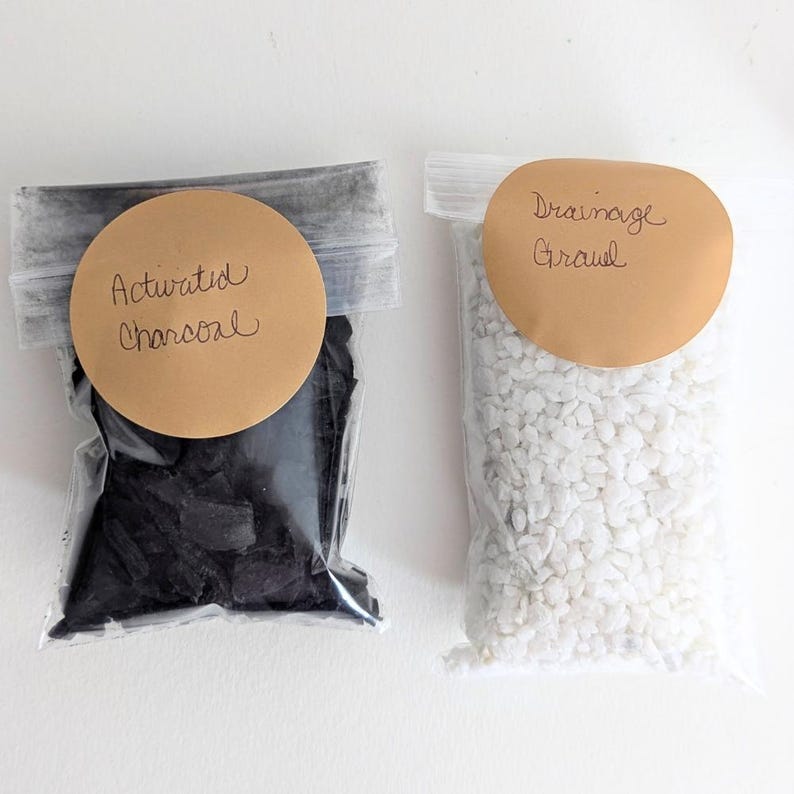 Includes Activated Charcoal and Drainage Gravel