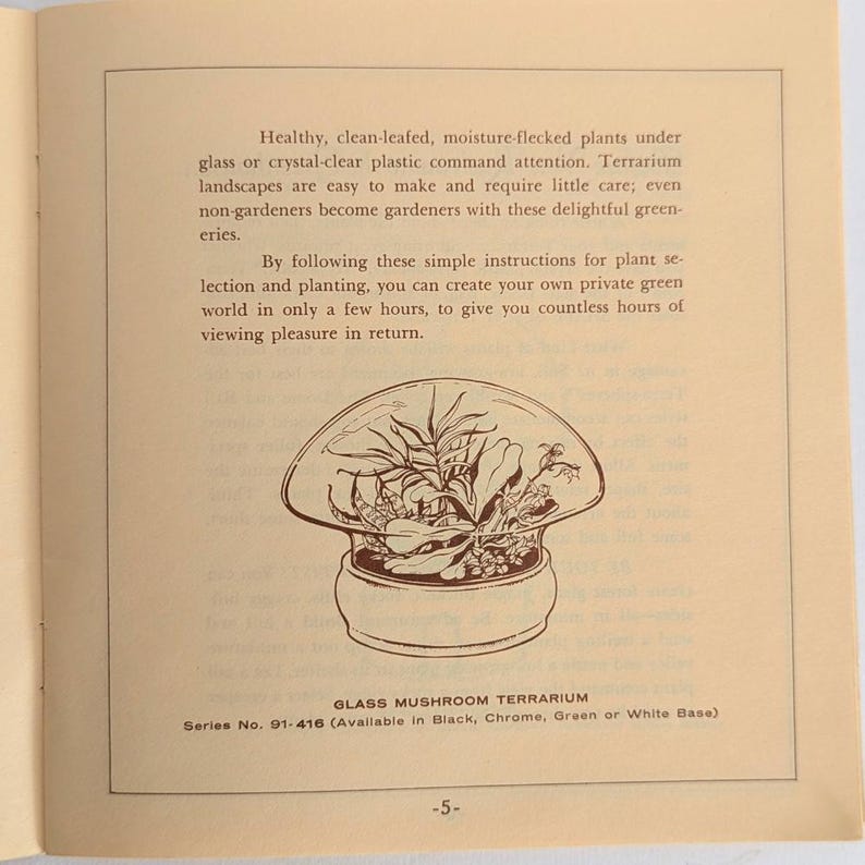 Terrarium How-To Book
