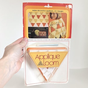 Vintage Applique Knitting Loom Craft Supply for Blankets and Shawls