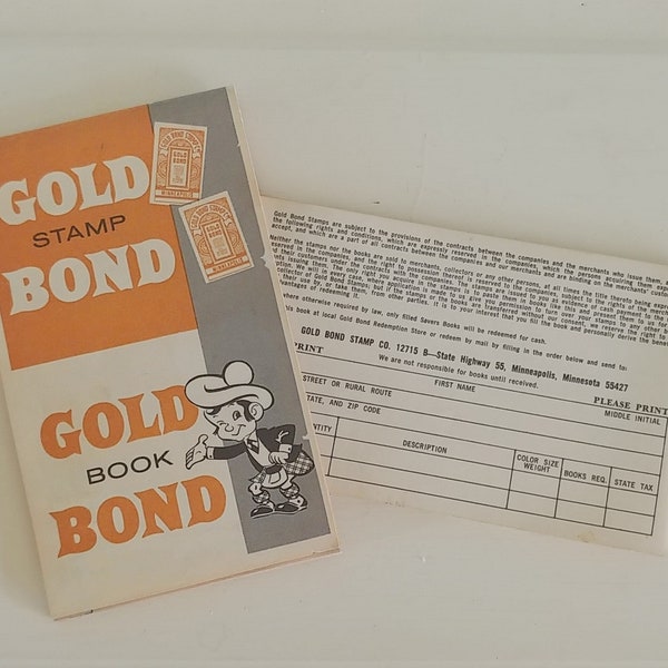 Gold Bond Stamps Etsy