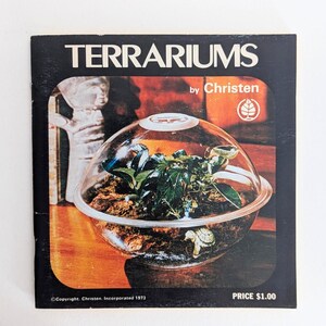 Vintage 1973 Terrariums Book