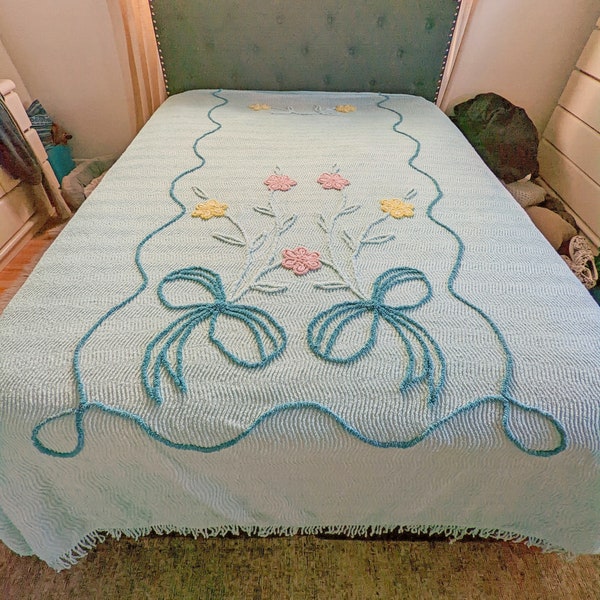 Chenille Bedspread Etsy