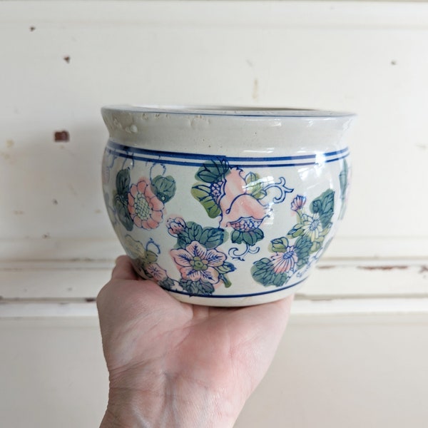 Asian Fish Bowl Planter - Etsy
