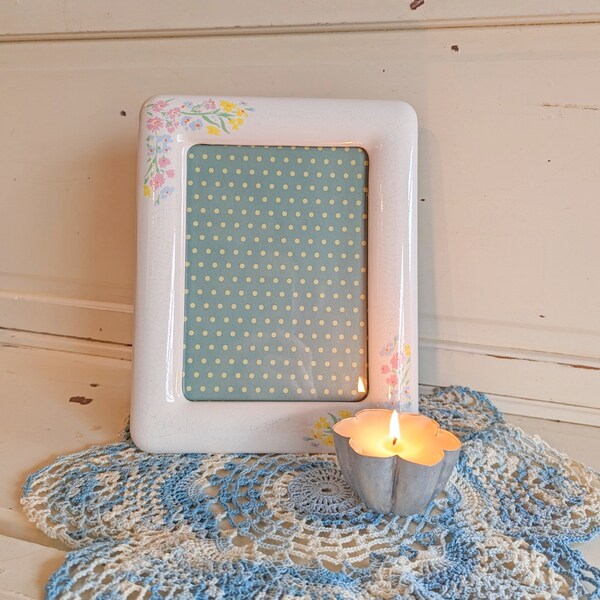 Floral Picture Frame Etsy