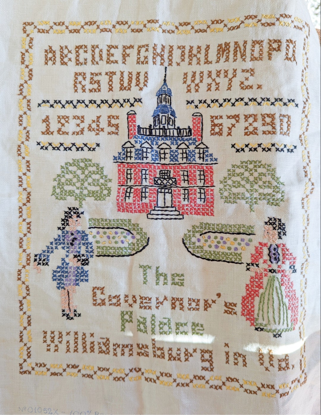 Vintage Cross Stitch the Governor's Palace Williamsburg in Va. Etsy