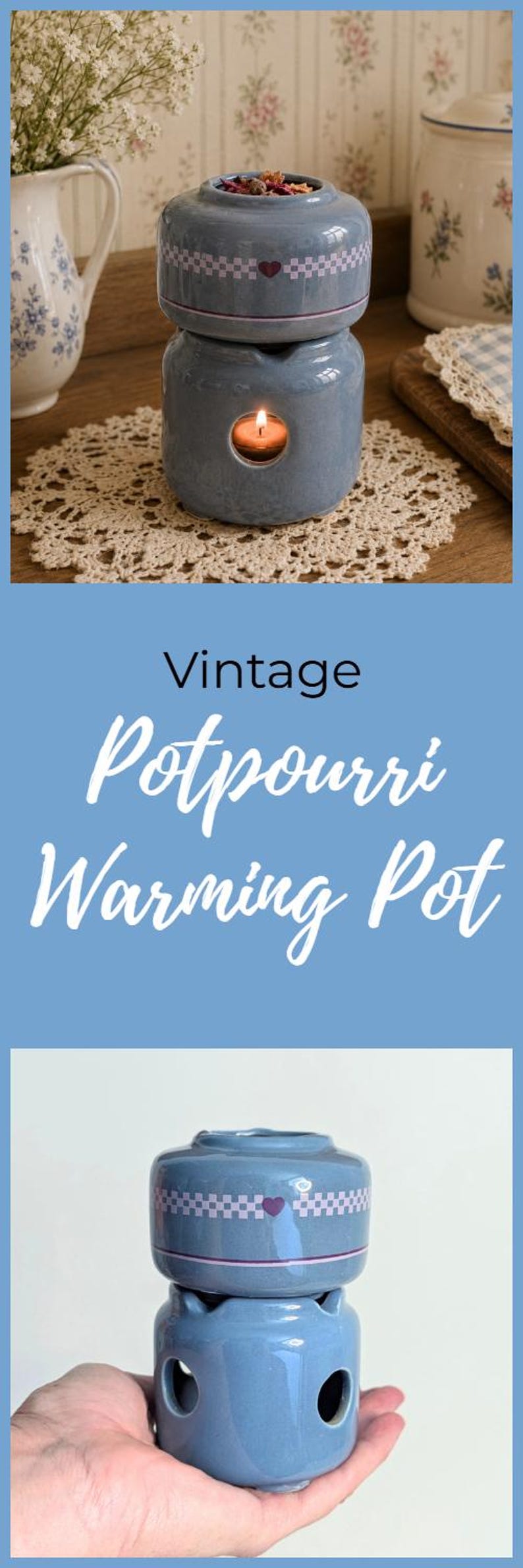 Vintage Potpourri Warming Pot