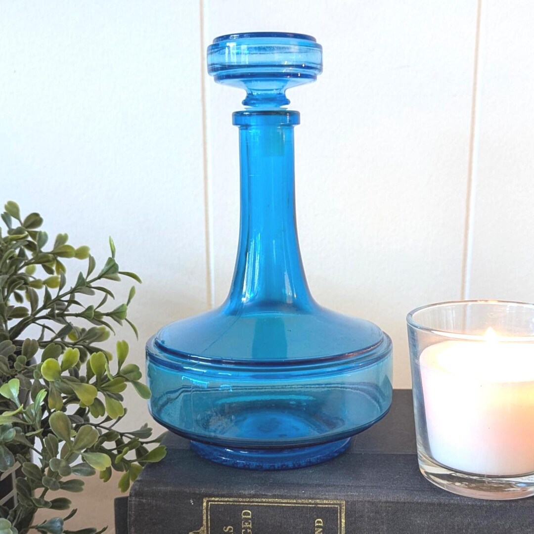 Retro Bike Shaped Liquor Decanter Glass Bottle