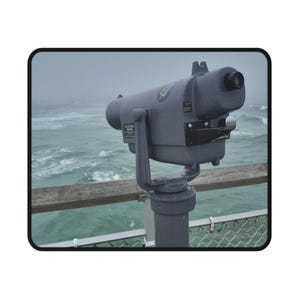 Mouse Pad, Nautical Design for Gamers, Florida, Non-Slip Mousepad, Ocean Pier Gaming Accessory, Coastal Mouse Mat, Beach Desk Decor, Gift
