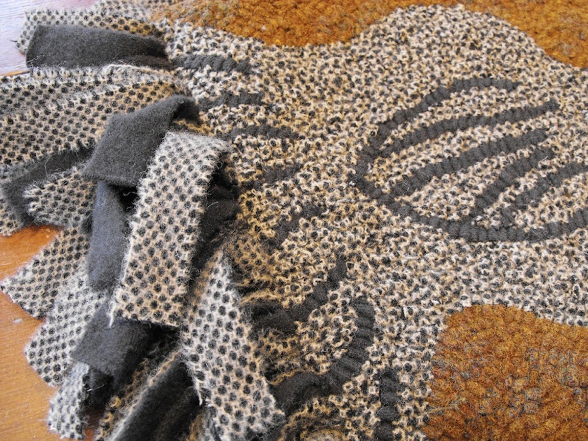 Friends Rug Pattern Feathered Friends Pillow Rug Hooking PATTERN ONLY Designed by Karen ...