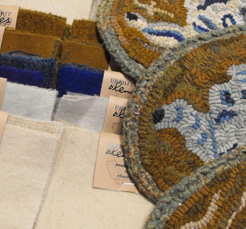 Wool Kit for Flow Blue teapots patterns//Limited Edition for Etsy