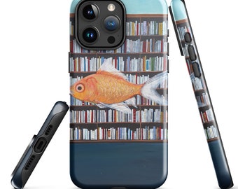 Goldfish in the library  Tough Case for iPhone®