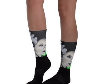 Bride of Frankenstein Socks