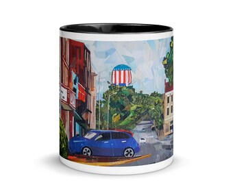 On Main - downtown bowling green ky - Mug with Color Inside