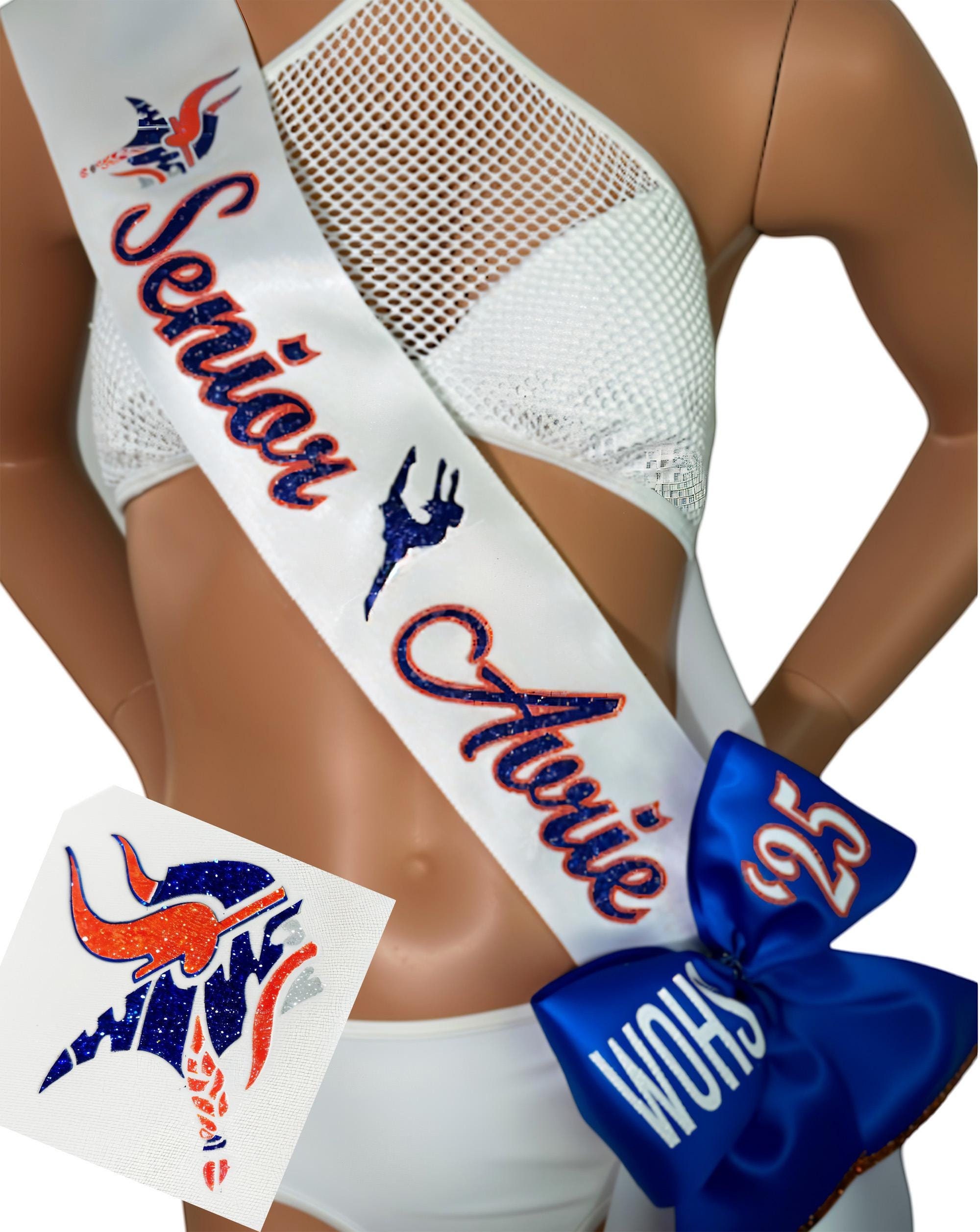 Sash Guard Cheer Sash, Dancer Sash, Color Guard Sash, Volleyball Sash, Senior Sash ...