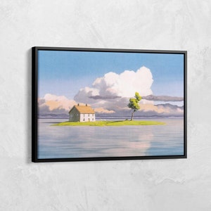 Spirited Away Scenery Canvas Poster, Studio Ghibli Wall Art, Studio Ghibli Poster, Anime Wall Art, Japanese Anime Gift,Japanese Anime Poster