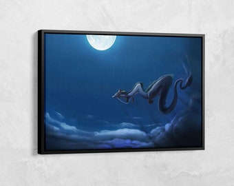 Chihiros Reise ins Zauberland Leinwanddruck, Studio Ghibli Poster Wandkunst, Studio Ghibli Poster, Anime Fan Poster, Japanisches Anime Poster, Anime Geschenk