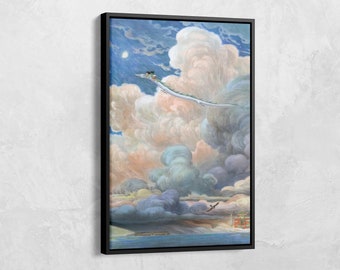 Spirited Away Canvas Poster, Studio Ghibli Poster Wall Art, Studio Ghibli Poster, Anime Wall Art, Japanese Anime Gift, Anime Poster