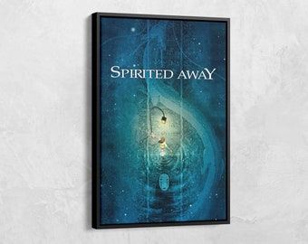 Spirited Away Poster, Studio Ghibli Wall Art, Studio Ghibli Poster, Anime Poster, Japanese Anime Gift, Anime Canvas Poster, Japanese Gift