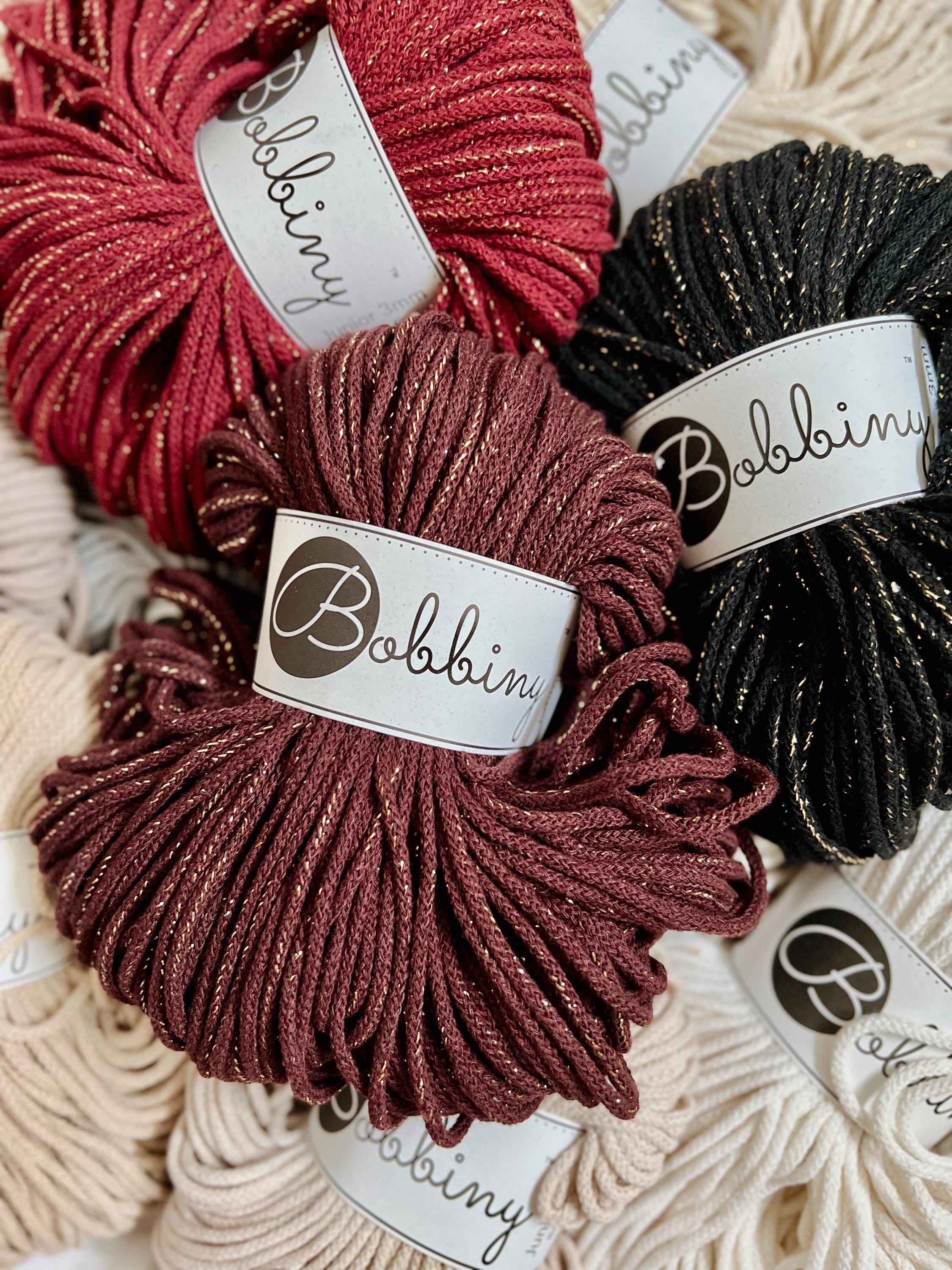 Bobbiny 3 mm ジュニア編み込みコード、米国への迅速な配送