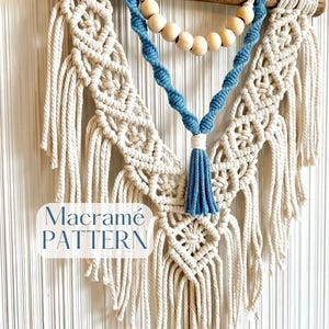 Anleitung für Anfänger im Makramee-Wandbehang: PDF mit Video